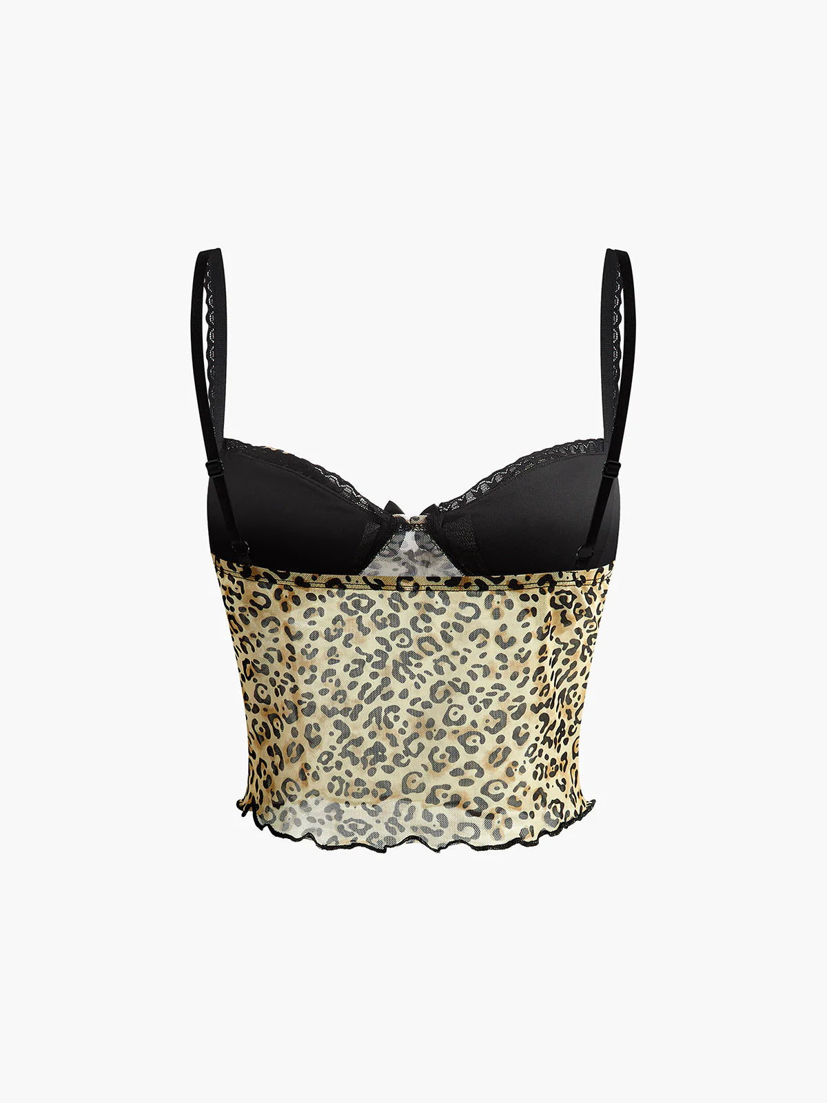 Feline Elegance Sheer Cami