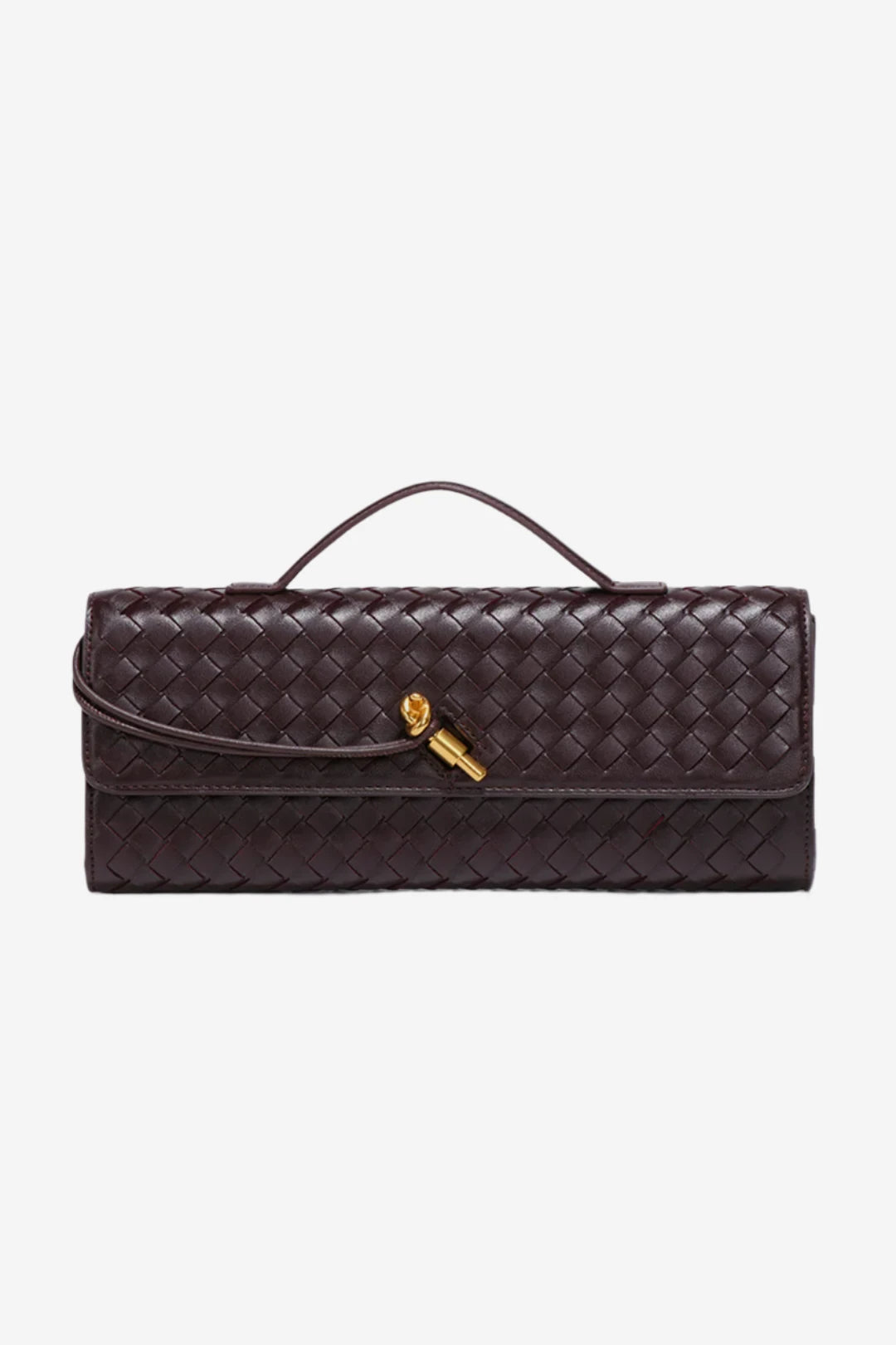 Eterna Black Woven Clutch