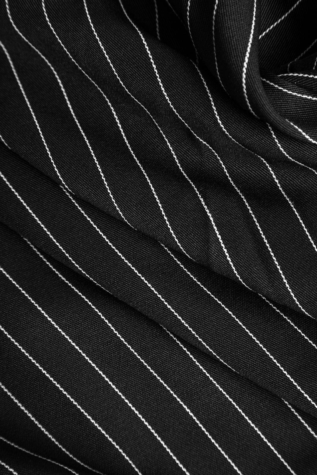 Cropped Pinstripe Blazer
