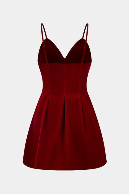 Giulia Velvet Mini Dress