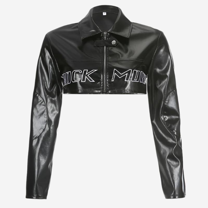 Edge Cropped Moto Jacket