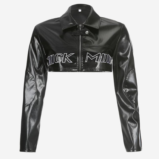 Edge Cropped Moto Jacket