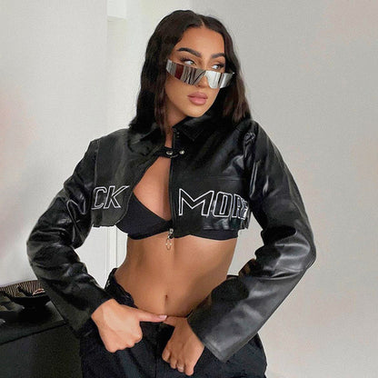 Edge Cropped Moto Jacket