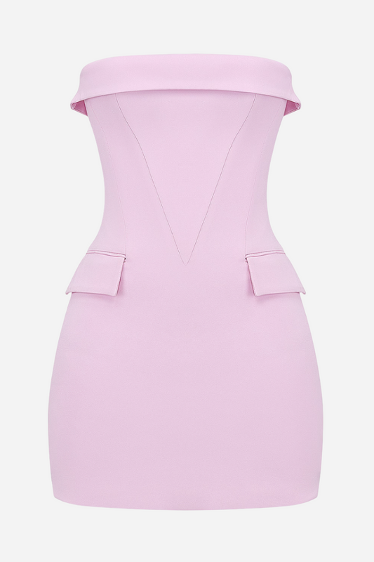 Veronica Blush Mini Dress