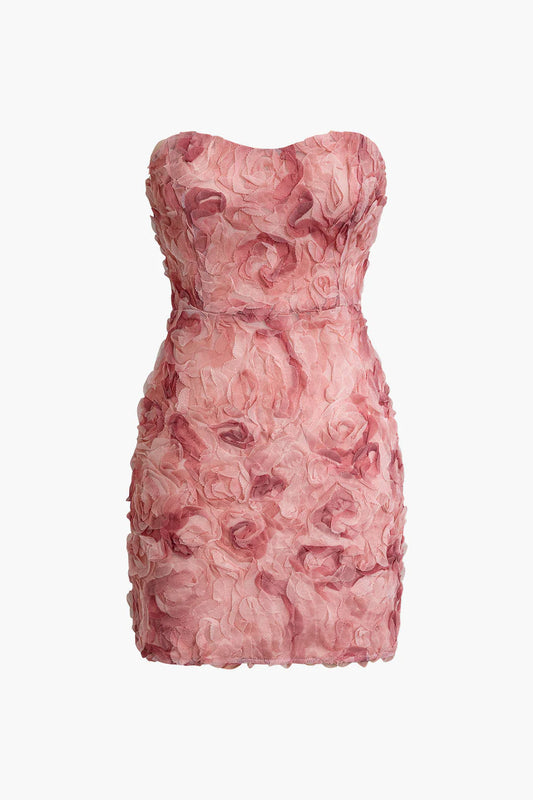 Elinda Rose Strapless dress